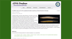 Desktop Screenshot of amphioxus.icob.sinica.edu.tw